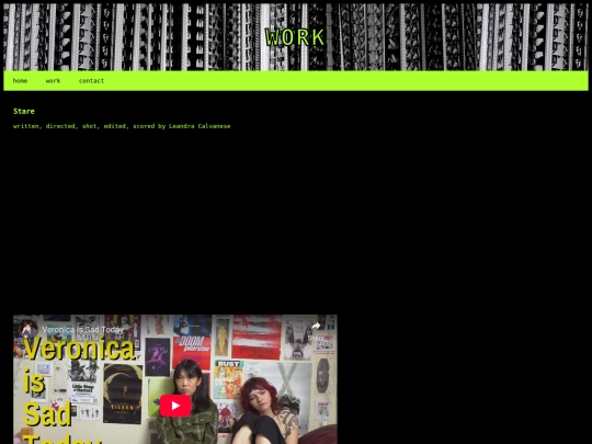 experiments/work screenshot