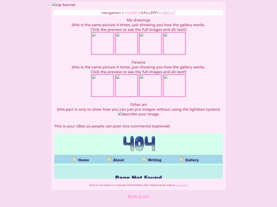 about website/gallery screenshot