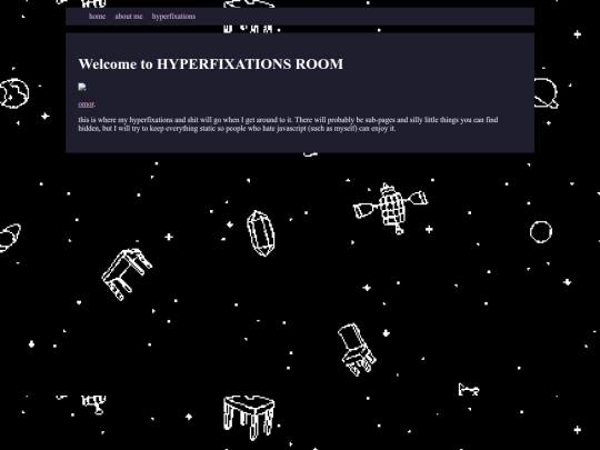hyperfixations screenshot