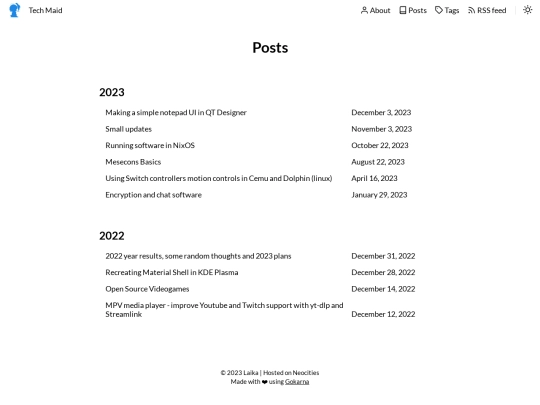 posts screenshot