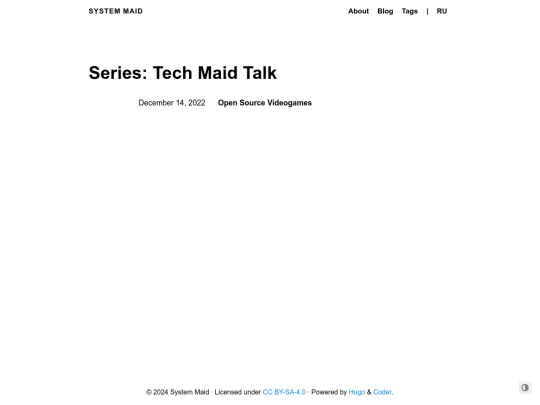 series/tech-maid-talk/page/1 screenshot