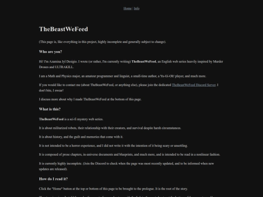 info screenshot