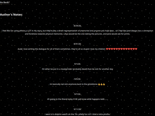 AuthorNotes screenshot