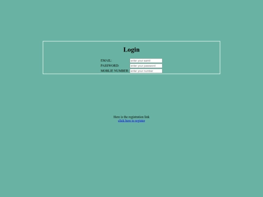 internassfinal1/login screenshot