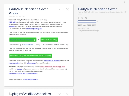 tiddlywiki screenshot
