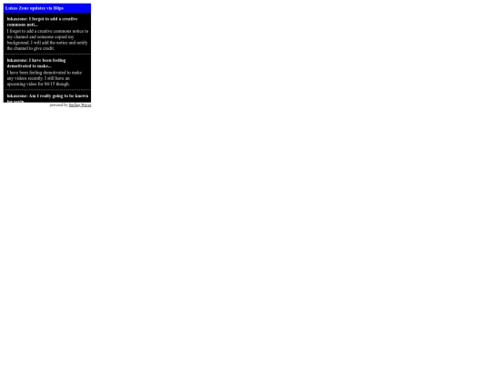 Blipsfeed screenshot