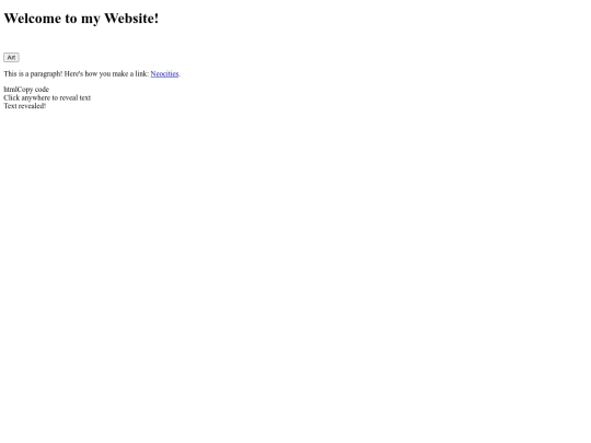 Onclicktest screenshot