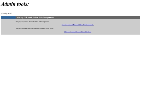 admin_tools screenshot