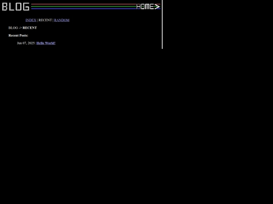 blog/recent screenshot