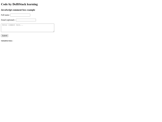 commenttest screenshot