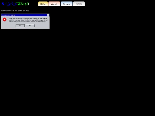 not_found screenshot