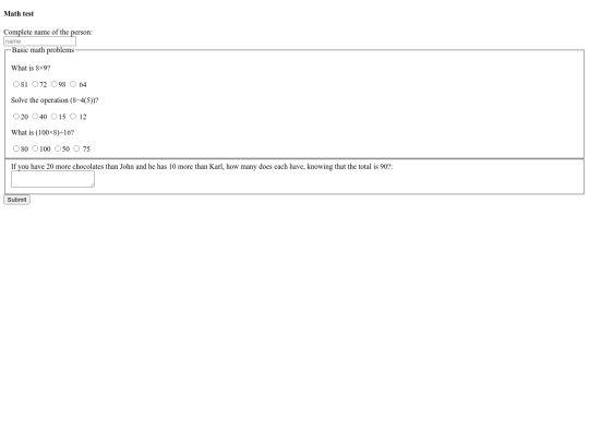 Forms screenshot