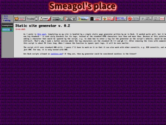 weblog/19-01-2025-static-site-generator-2 screenshot