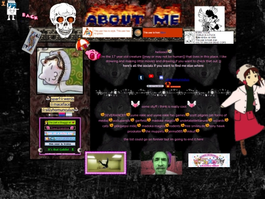 aboutme screenshot