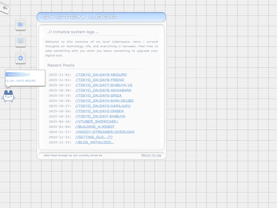 blog screenshot