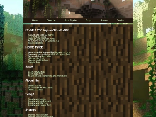 layout pics/credits screenshot