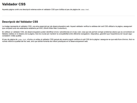 longdesc/validadorcss screenshot