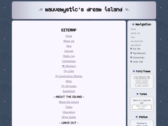 sitemap screenshot