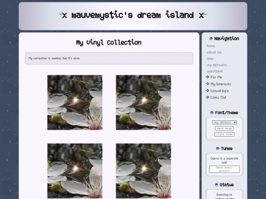 testing/vinyls screenshot