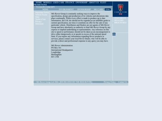 Rover_UK/RoverUK_ImportantNotice screenshot