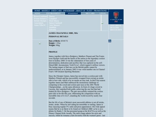Rover_UK/RoverUK_Sponsorship/RoverUKOlympics/JamesCracknell screenshot