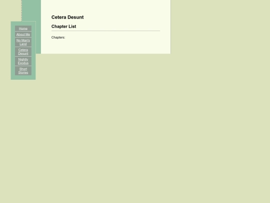 writing-cetera-chapterlist screenshot
