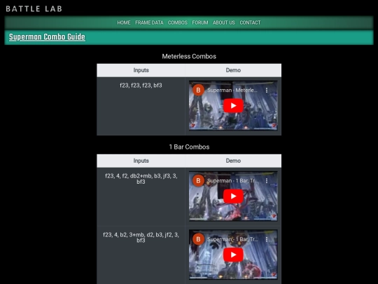 html/comboSuperman screenshot