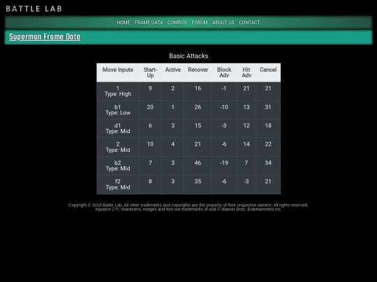 html/frameSuperman screenshot