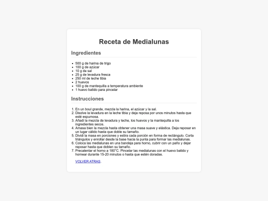 Recetario/fasf screenshot
