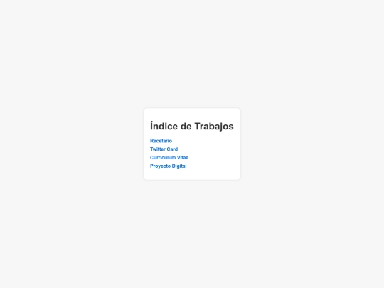 index screenshot