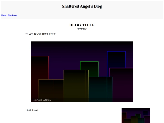 Assets/TemplateBlog screenshot