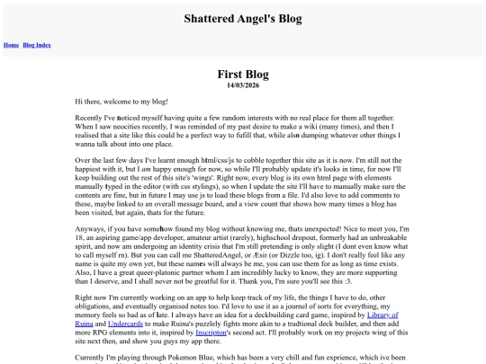 blog/FirstBlog screenshot