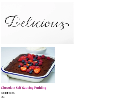 chocolateselfsaucingpudding screenshot