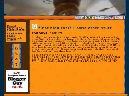blog screenshot