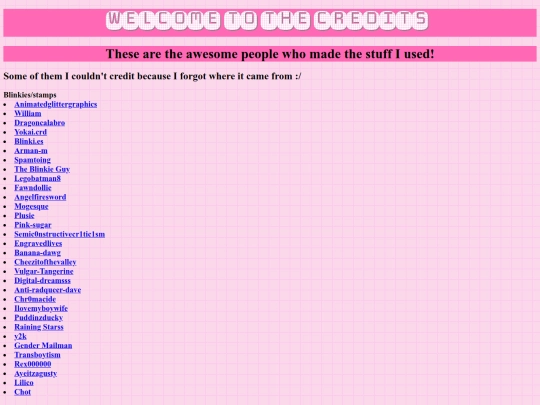 credits screenshot