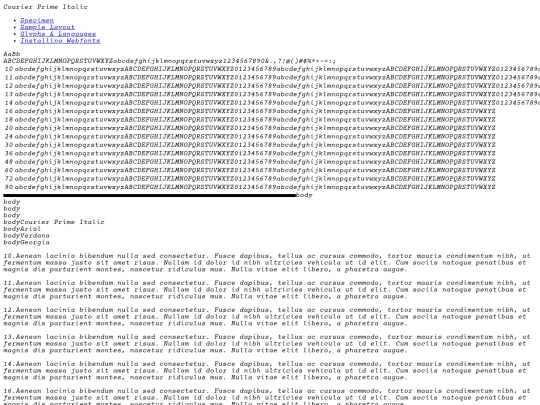 webfontkit-20230803-133855/courierprime-italic-demo screenshot