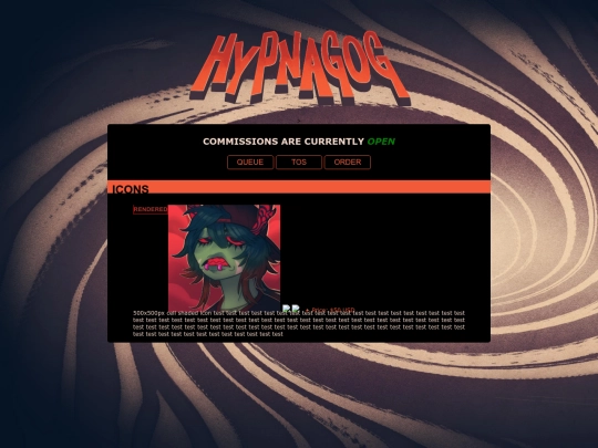 commissions screenshot