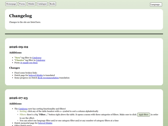en/Changelog screenshot