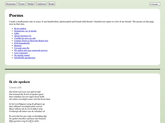 en/zine screenshot