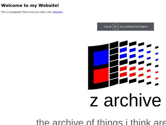 z-archive screenshot