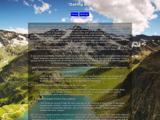 writings/dating-bio screenshot