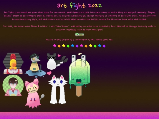 art/artfight2022 screenshot