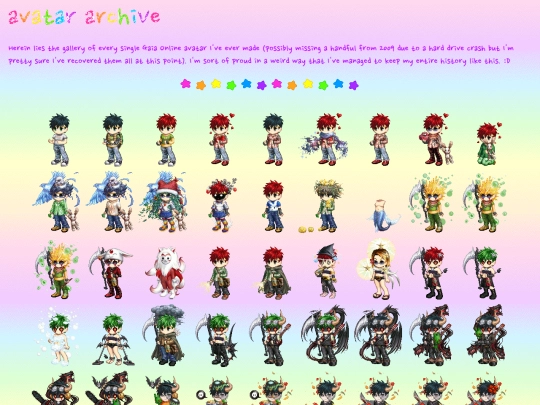 avatarhistory screenshot