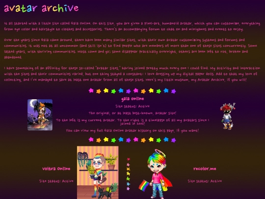 avatars screenshot