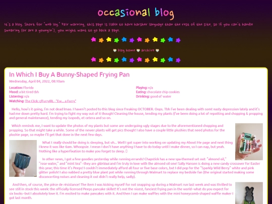 blog/posts/2022-04-06-In-Which-I-Buy-A-Bunny-Shaped-Frying-Pan screenshot