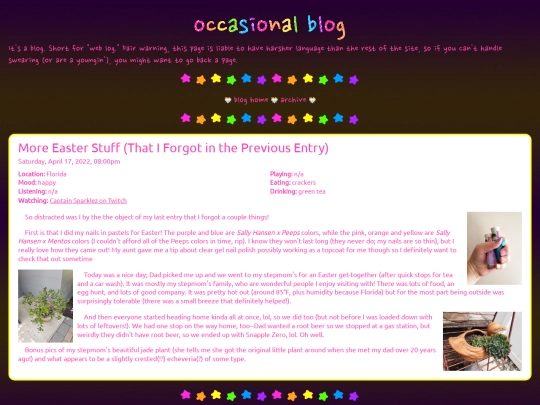 blog/posts/2022-04-17-More-Easter-Stuff screenshot
