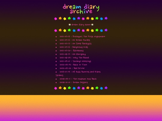 dreams/archive screenshot