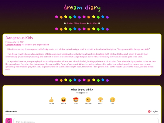 dreams/posts/2021-07-16-Dangerous-Kids screenshot