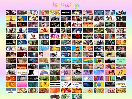 fanlistings screenshot