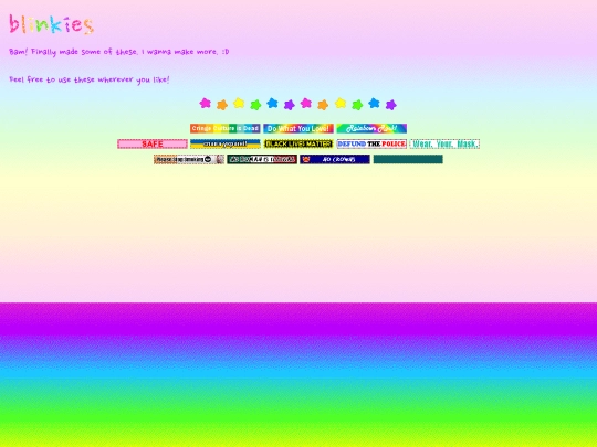 goodies/blinkies screenshot